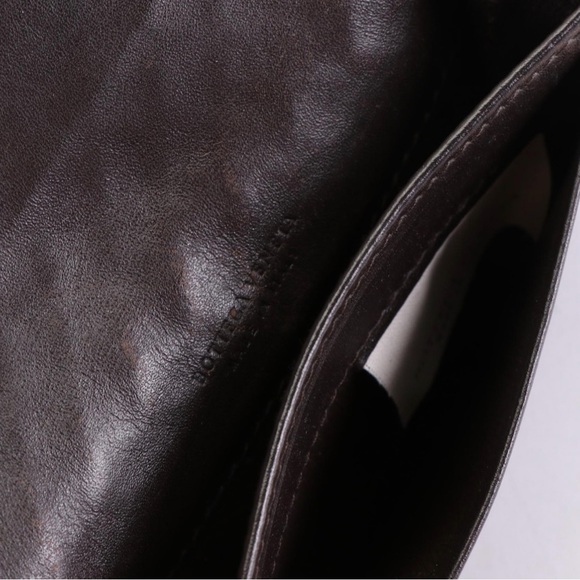 BOTTEGA VENETA INTRECCIATO CARD CASE- Dark Brown - Picture 7 of 10